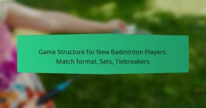 Game Structure for New Badminton Players: Match format, Sets, Tiebreakers